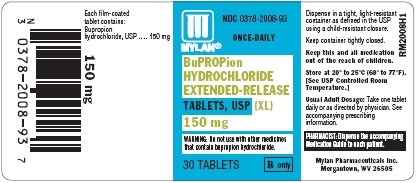 Bupropion Hydrochloride Extended-Release Tablets 150 mg Bottles