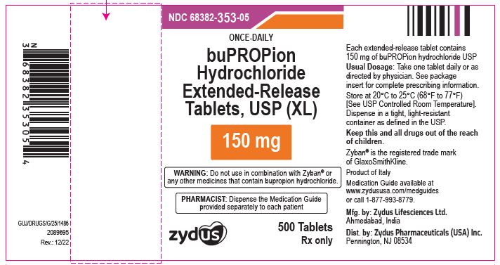 Bupropion hydrochloride extended-release tablets, USP (XL)