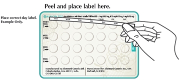 day label sticker example graphic