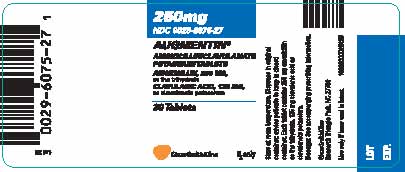 AUGMENTIN Tablets Label - 250mg