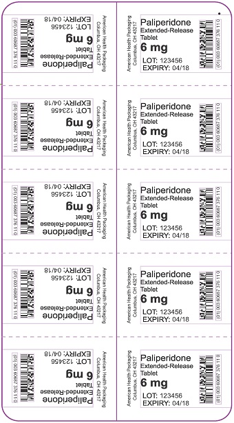 6 mg Paliperidone ER Tablet Blister