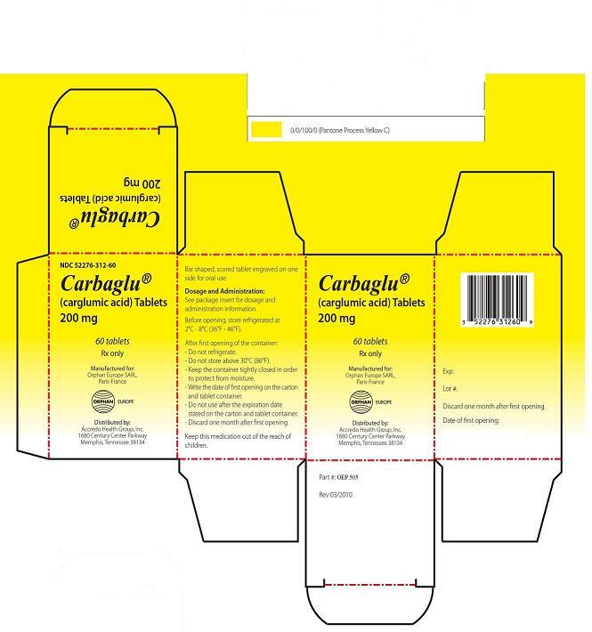 Carbaglu label 60 container