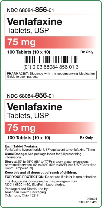 75 mg Venlafaxine Tablets Carton