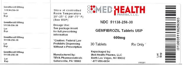 Gemfibrozil Tablets USP 600 mg 30s Label