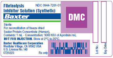 Fibrinolysis Inhibitor Solution (Synthetic) Label