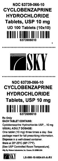 Cyclobenzaprine 10mg Label