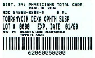 Tobramycin and Dexamethasone Ophthalmic Suspension USP, 0.3% / 0.1% package label