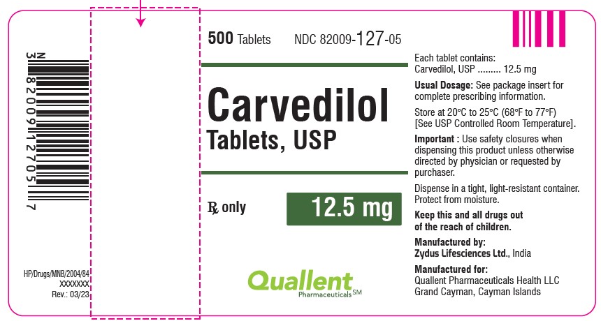 Carvedilol Tablets, 12.5 mg