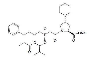 Chemical Structure-Fosinopril Sodium