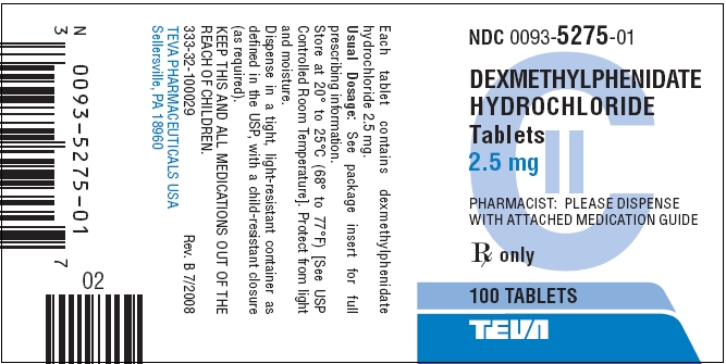 Image of 2.5 mg Label