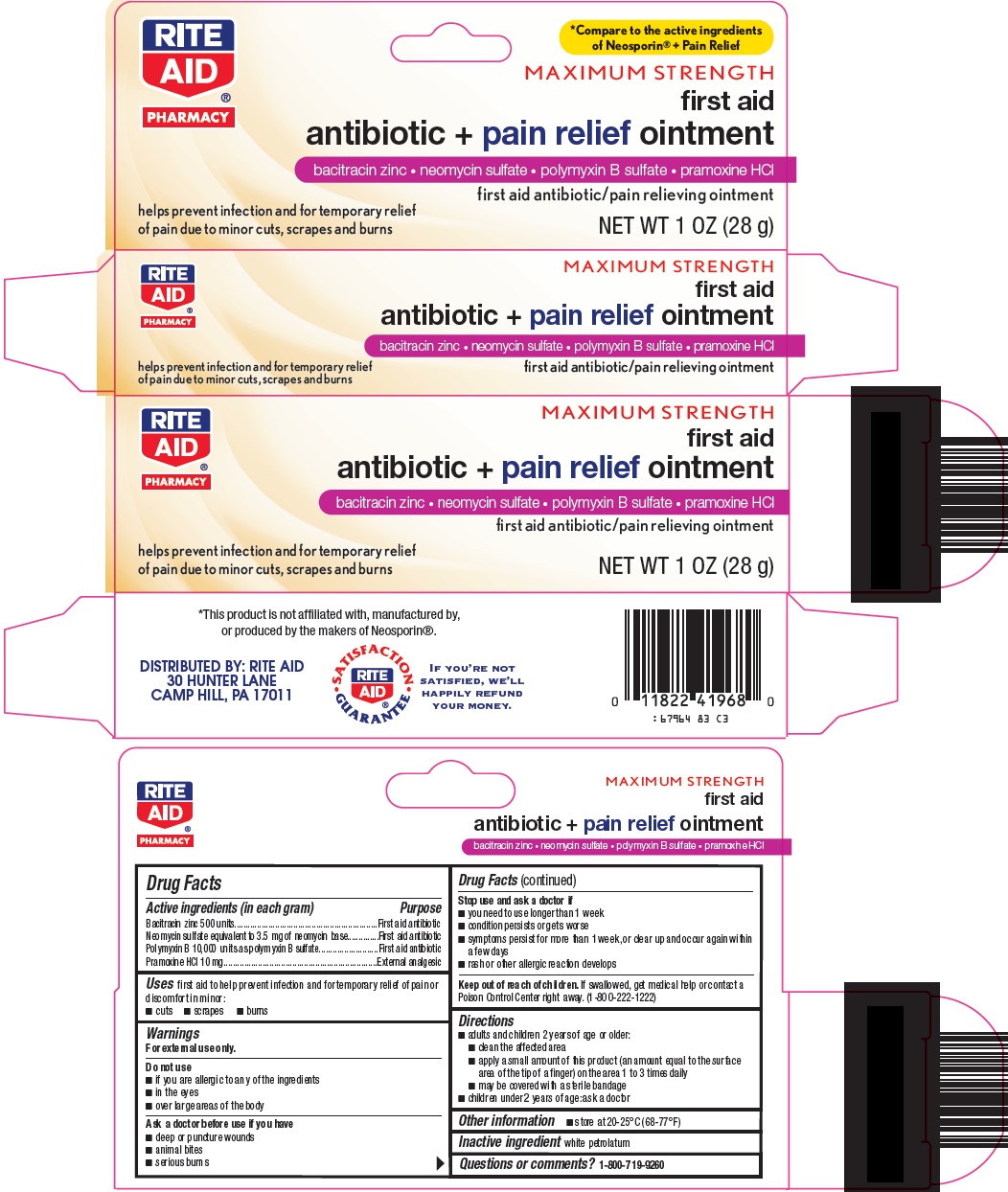 antibiotic + pain relief ointment image