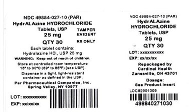 Hydralazine Label