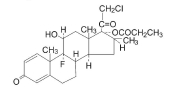 Structural formula for Clobetasol Propionate