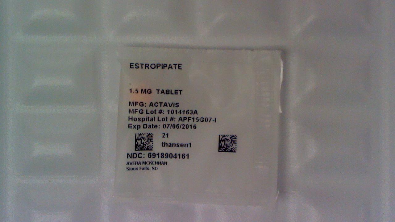 Estropipate 1.5 mg tablet