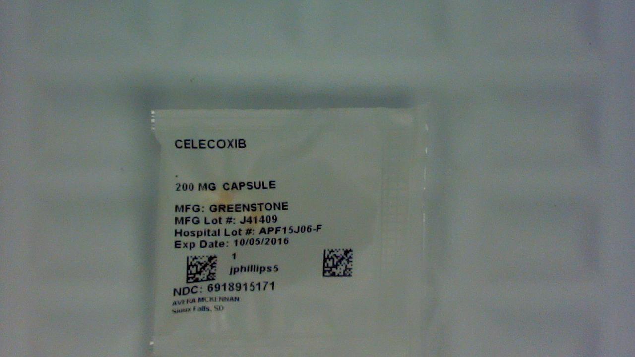 Celecoxib 200 mg capsule label