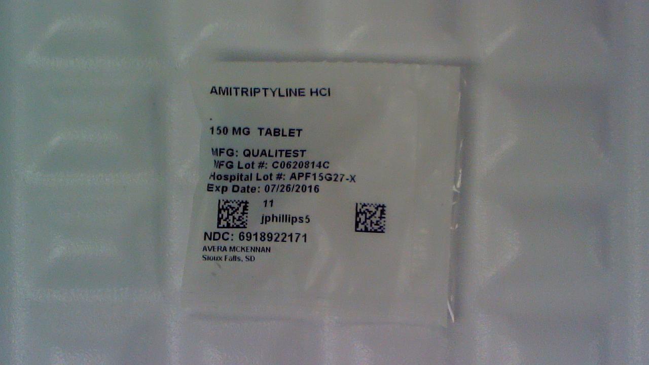 Amitriptyline 150 mg tablet