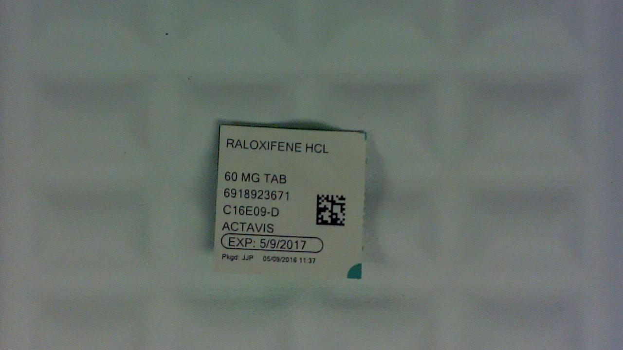 Raloxifene 60 mg tablet