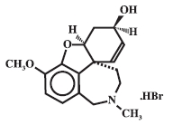 Galantamine Hydrobromide Structural Formula