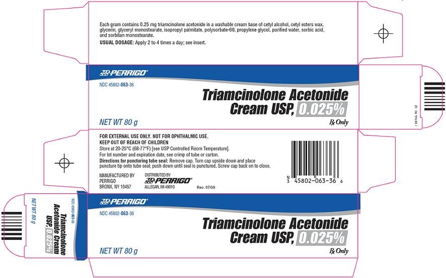 Triamcinolone Acetonide Cream USP, 0.025% Carton