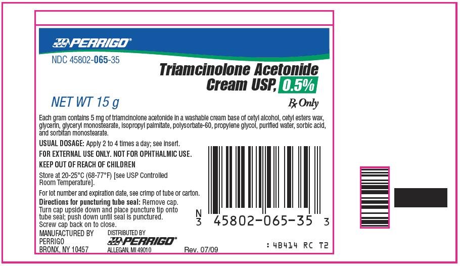 Triamcinolone Acetonide Cream USP, 0.5% Tube