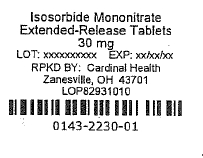 Isosorbide Mononitrate ER 30 mg blister
