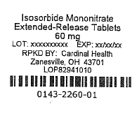 Isosorbide Mononitrate ER 60 mg Blister