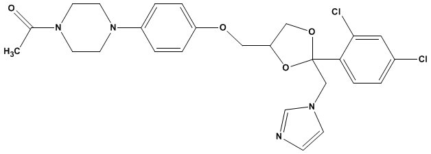 ketoconazole chemical structure
