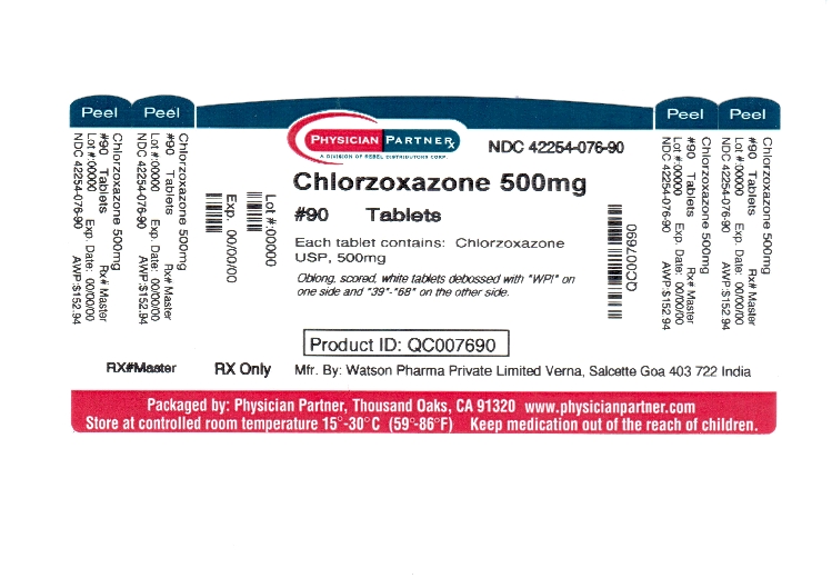 Chlorzoxazone 500mg