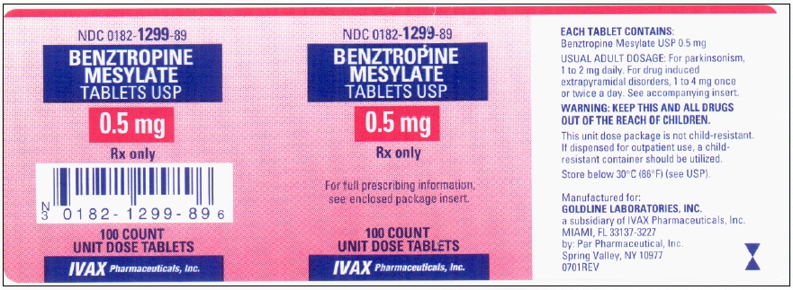 Image of 0.5 mg Box Label