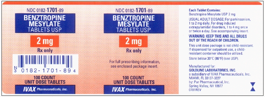 Image of 2 mg Box Label