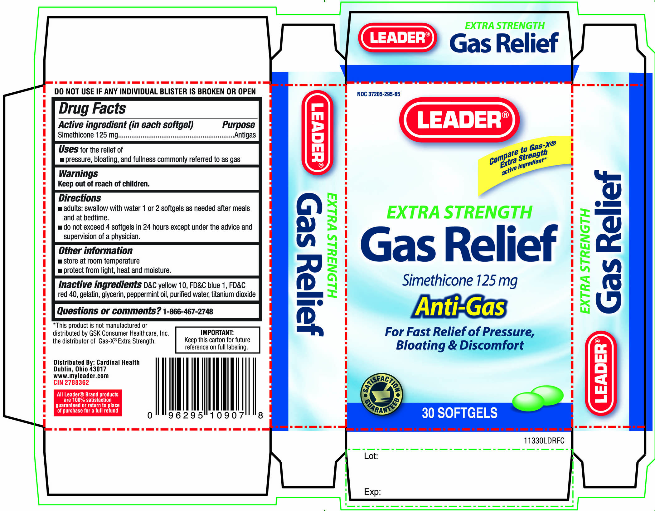 Extra Strength Gas Relief 30 Softgels