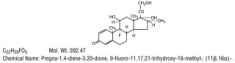 Fera Pharmaceuticals Dexamethasone Structural Formula