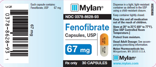 Fenofibrate Capsules 67 mg Bottles