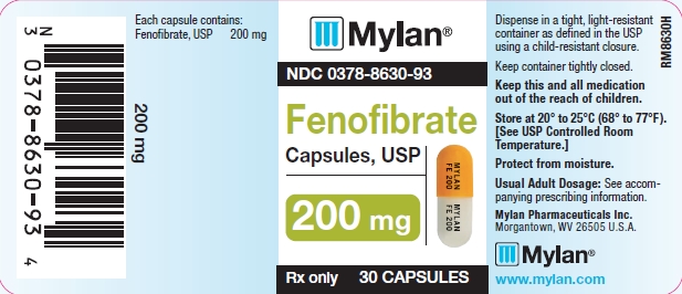 Fenofibrate Capsules 200 mg Bottles