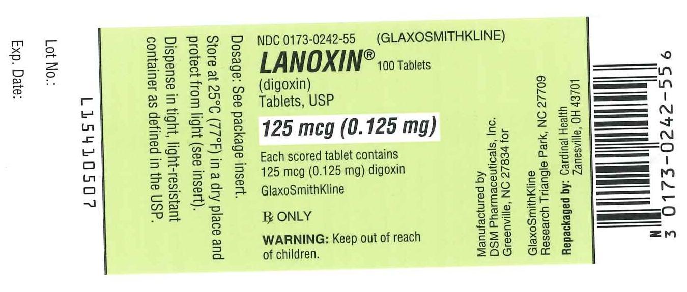 Lanoxin 125 mcg Label