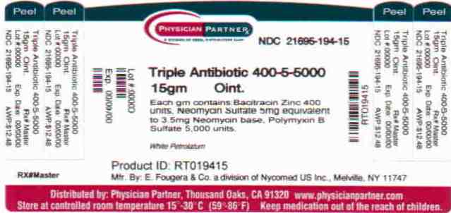 Triple Antibiotic 400-5-5000