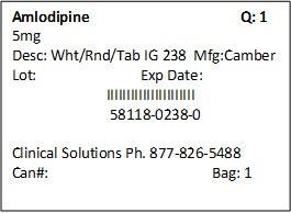 Amlodipine 5mg Packet
