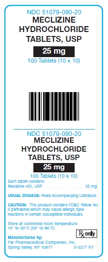 Meclizine Hydrochloride 25 mg Tablets