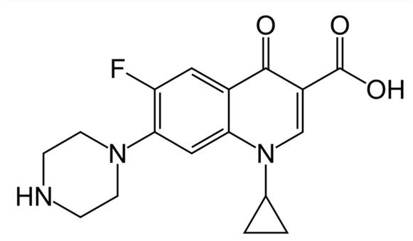 Chemical Structure-Ciprofloxacin