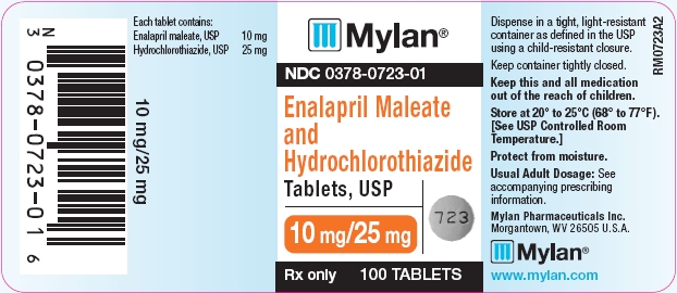 Enalapril Maleate and Hydrochlorothiazide Tablets 10 mg/25 mg Bottles