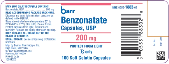 Image of 200 mg Label
