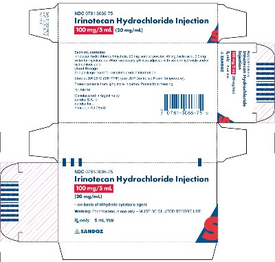 Irinotecan Hydrochloride Injection 100 mg/5 mL Carton