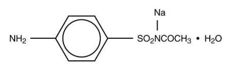 Fera Sulfacetamide Sodium Ointment Structural Formula