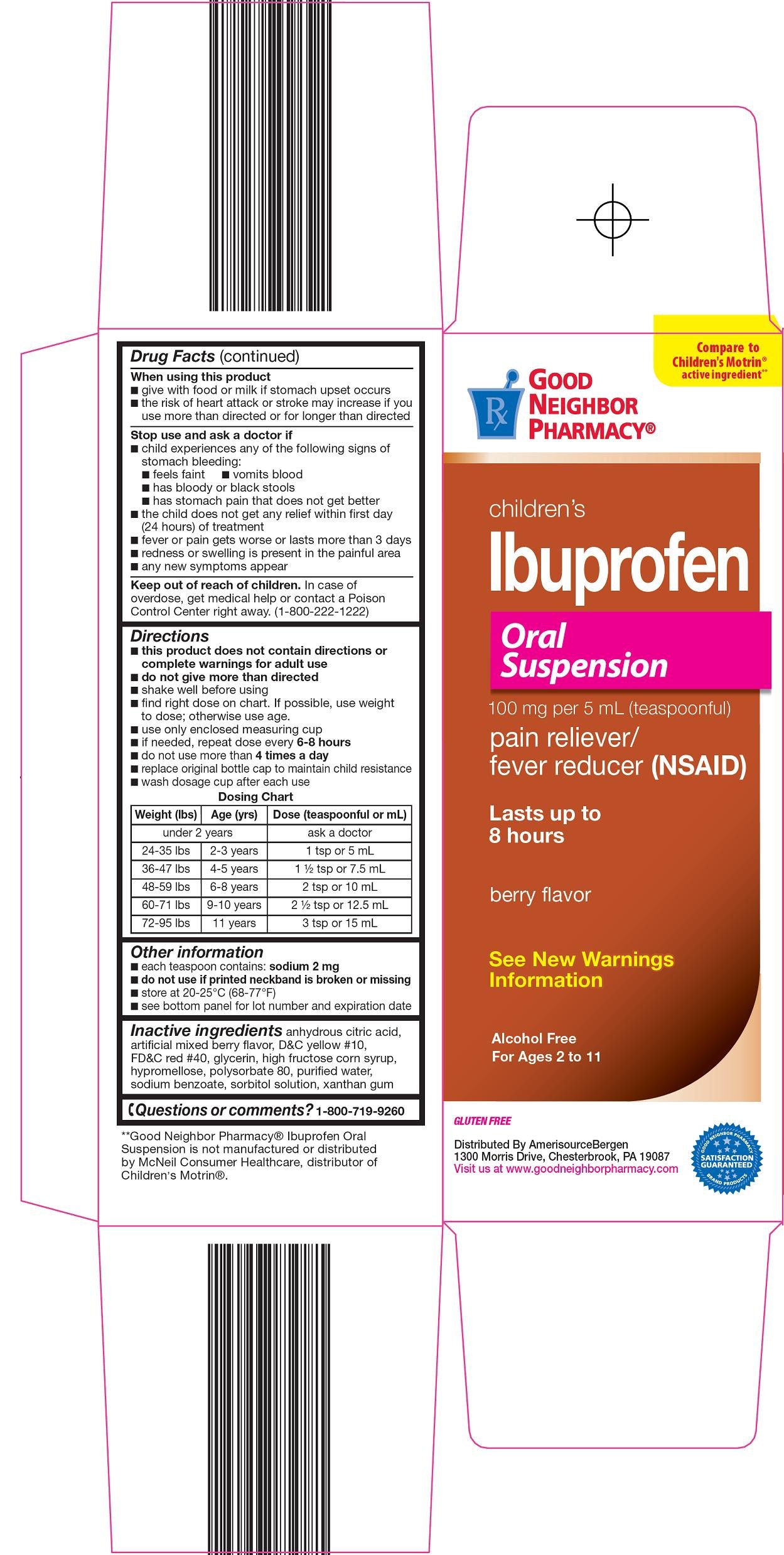 Ibuprofen Oral Suspension Carton Image 2
