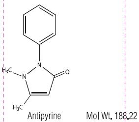 chemical structure antipyrine