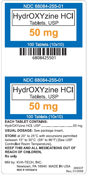 HydrOXYzine Hydrochloride Tablets USP 50 mg