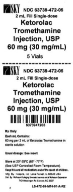 Ketorolac Label