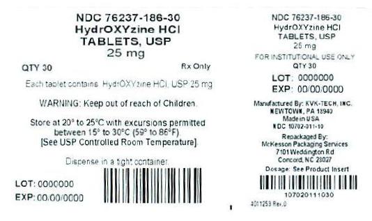 Hydroxyzine HCl 25mg Label