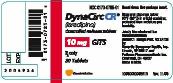 DYNACIRC CR 10mg Controlled Release Tablet Label