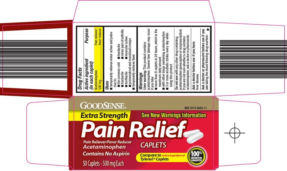 Pain Relief Caplets Carton Image #2